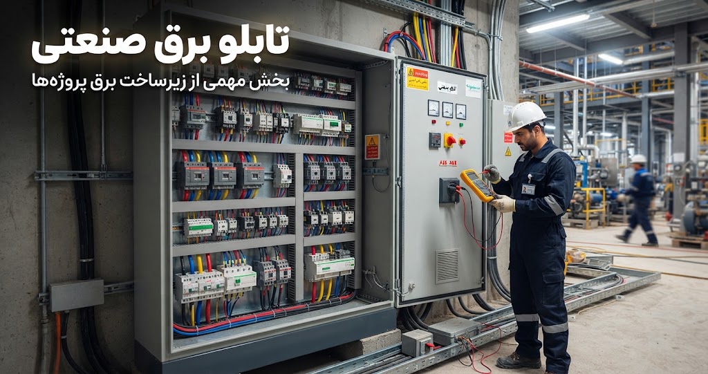 تابلو برق صنعتی؛ بخش مهمی از زیرساخت برق پروژه‌ها