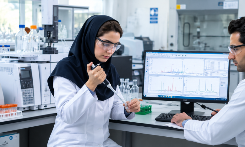آنالیز مواد شیمیایی